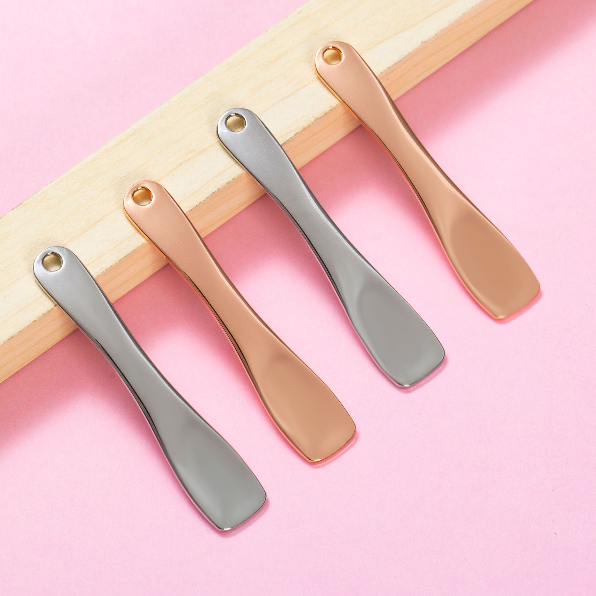 Metal Beauty Tools Eye Cream Spoon Face Cream Spoon Sub-packing Spoon Eye Cream Introduction Instrument Massage Spoon Makeup Small Scraper Spatula