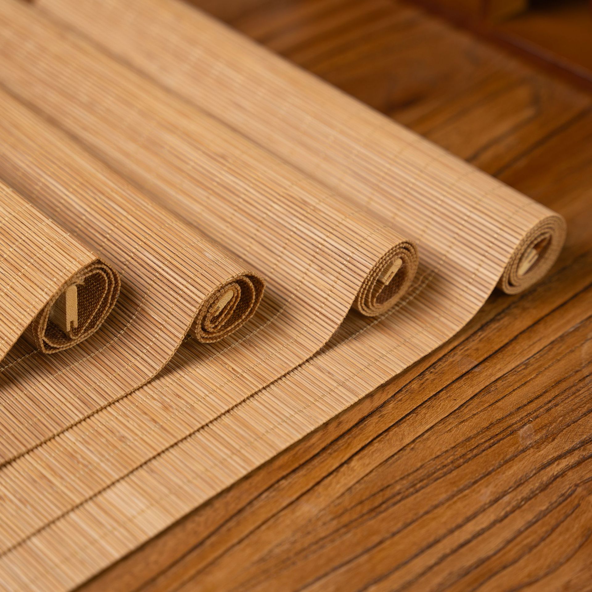 Anji Factory Direct Sales New Chinoiserie Bamboo Tea Ceremony Tea Mat Coaster Bamboo Insulation Mat Table Flag Tablecloth Tea Mat