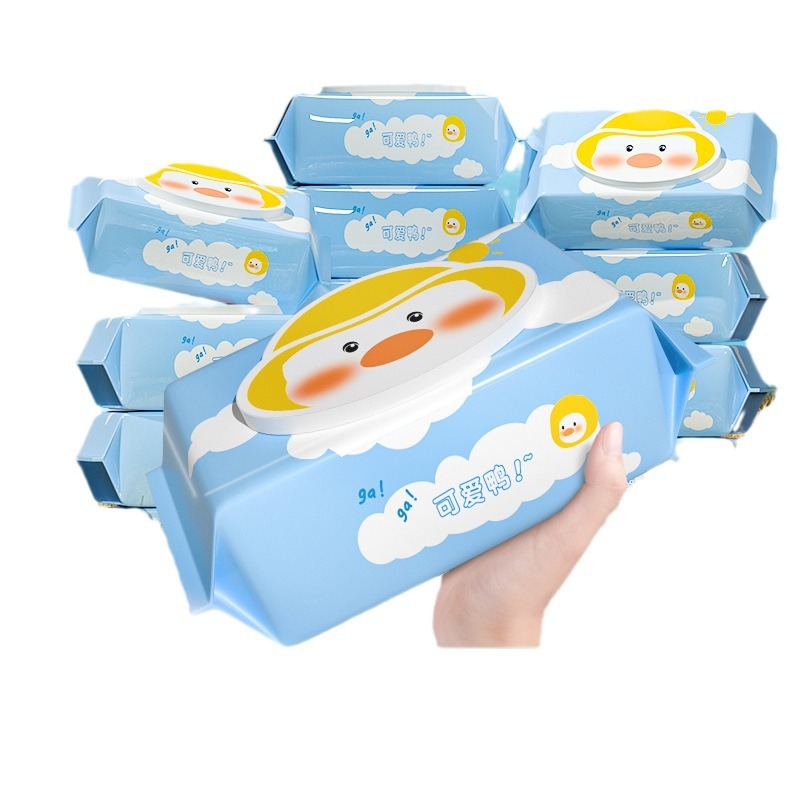 Plant-Based Toilet Wipes 10 Large Packs of Wet Toilet Paper Family Affordable Pure Water Wet Wipes Flushable Toilet Paper Wholesale