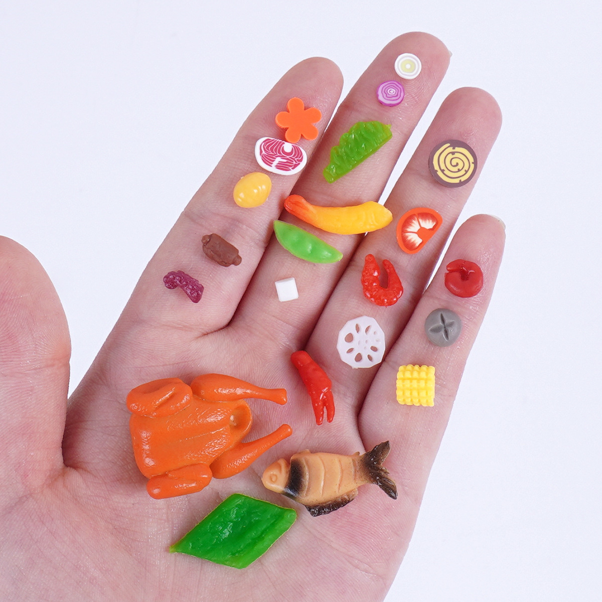 Miniature Food Toys DIY Handmade Gourmet Fast Food Truck Material Package Accessories Mini Lunch Box Lunch Box Play House Toys