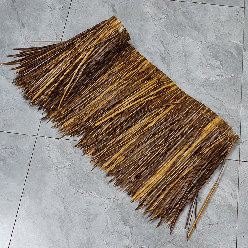 Plastic Plastic Thatch PE Simulation Straw House Scenic Decorative Roof Wooden House Pavilion Twisted Flower Vine Simulation Thatch