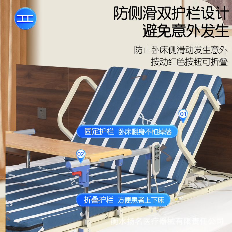 Bed-Mounted Electric Bed Auxiliary Device for the Elderly, Automatic Mattress for Back-Up, Turning over Auxiliary Lifting Care for Paralyzed Patients