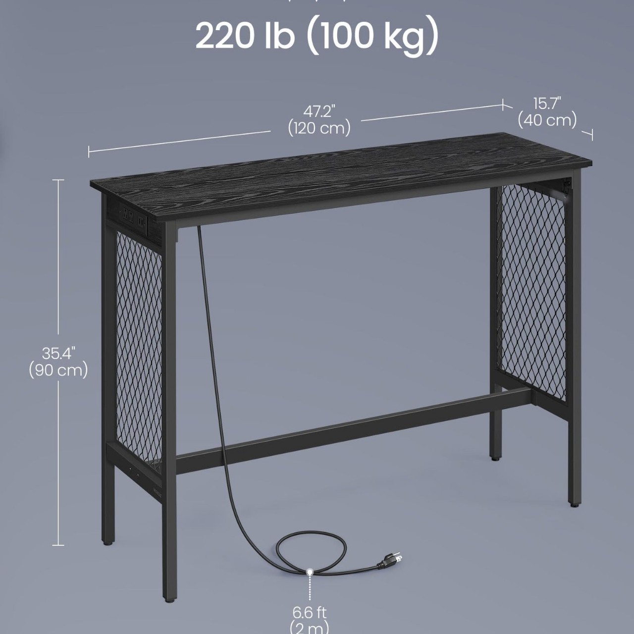 Modern Long Side Table Computer Desk Sofa Gap Side Table Storage Rack Wall-Mounted Small Table Narrow Strip Processing Side Cabinet