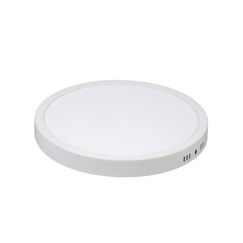 Customized Cross-Border Surface-Mounted Panel Light Round Square Ultra-Thin White Home Hotel Engineering Ceiling Flat Panel Light