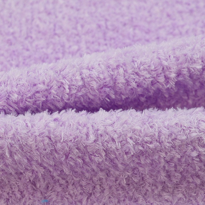 Manufacturer's Ready Stock 7mm Fine Velvet Spray Velvet Curly Velvet Clothing Luggage Toys Doll Plush Fabric