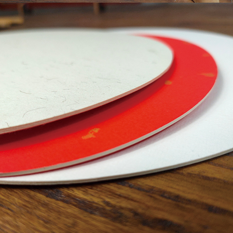 Half-Cooked Round Fan Double-Sided Rice Paper Chinese Style Calligraphy and Painting Handmade DIY Blank Paper Fan Ancient Fan Manufacturer Wholesale