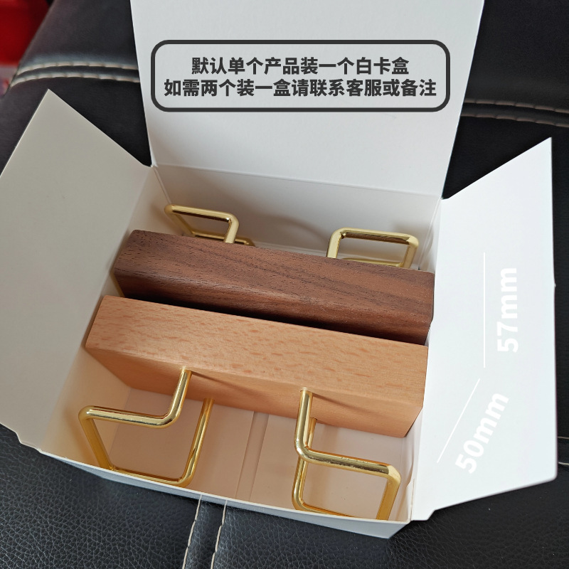 Creative Black Walnut Beech Wood Card Holder Business Office Card Holder Card Holder Card Holder Card Storage Box Card Holder