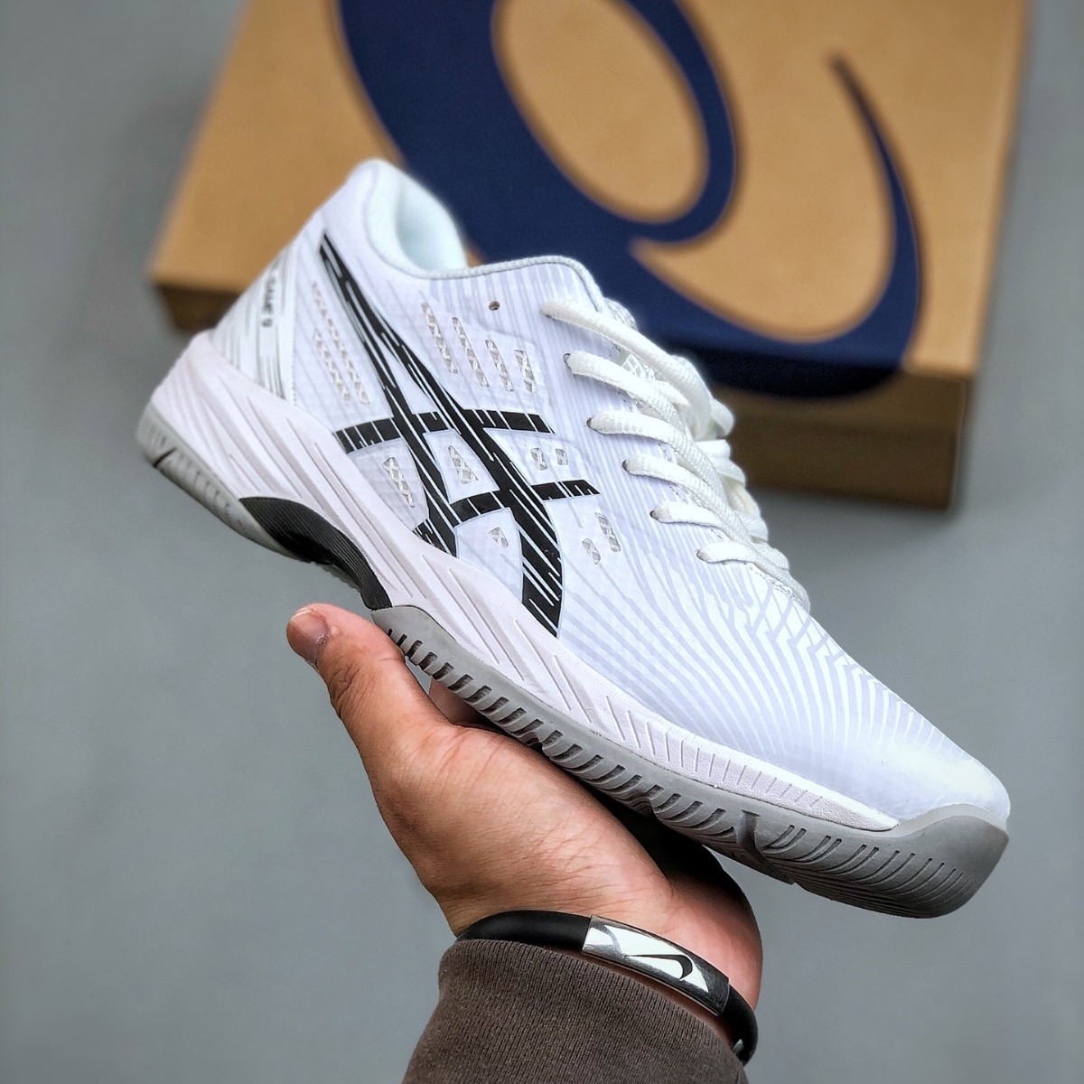 New Second Generation Gel-Game 9 Professional Tennis Shoes R9 Men's and Women's Shock-Absorbing Breathable Volleyball Shoes