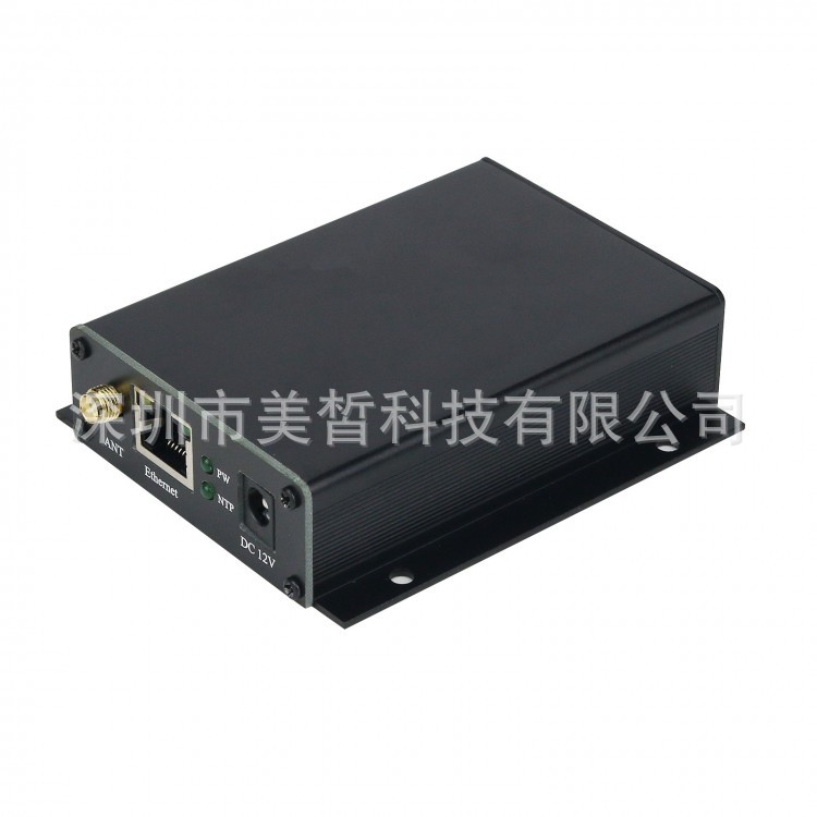 Desktop network time server 1 100 megabyte network port single DC power supply for GPS Beidou time service and time calibration