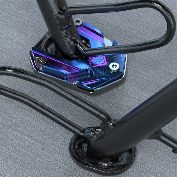 SF4 Side Support Pad Modification Suitable for Peugeot SF3 Side Support Anti-slip Seat Motorcycle Small Foot Widened Foot Pad Spirit Beast