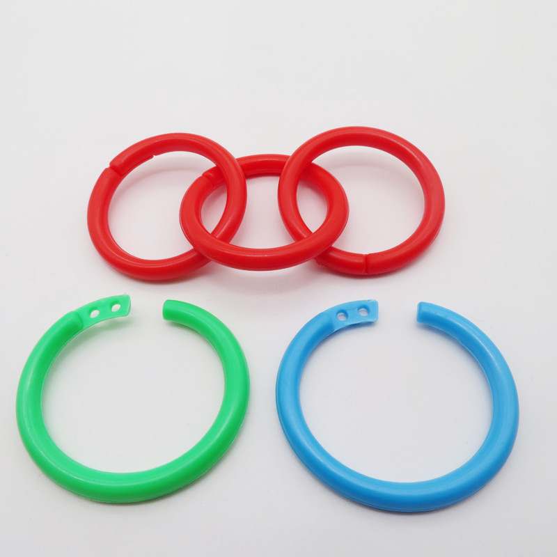 Прямые поставки от производителя, двойное кольцо для листов, пластиковое кольцо для книг, кольцо для карточек