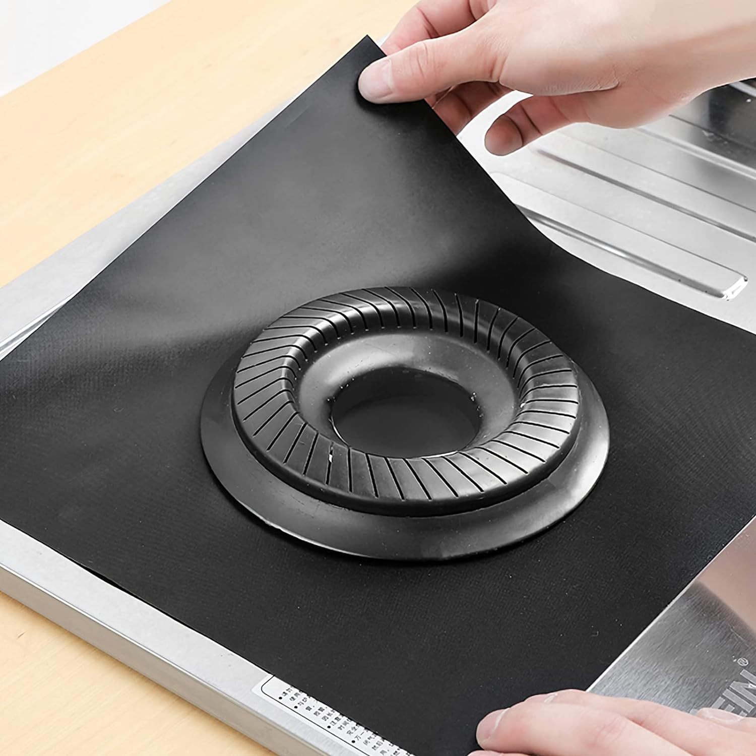 Teflon gas stove protective pad 27*27cm non-stick anti-oil clean protective pad glass fiber gas stove