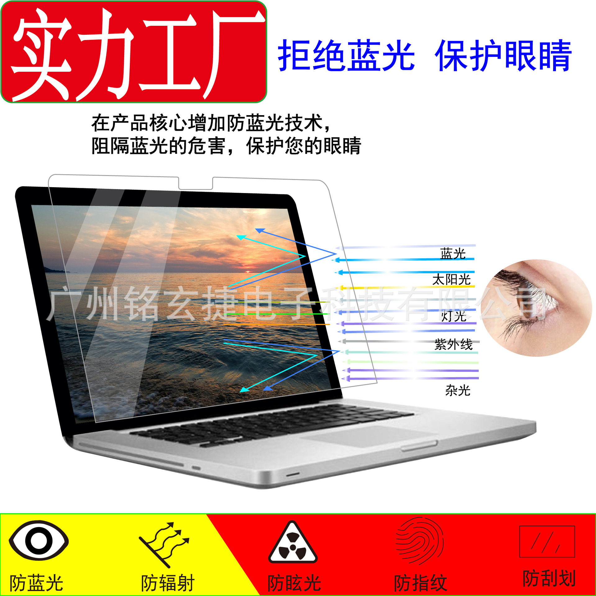 For Apple notebook MACBOOKPRO13/16M3M4/15.6 inch computer HD screen protection film