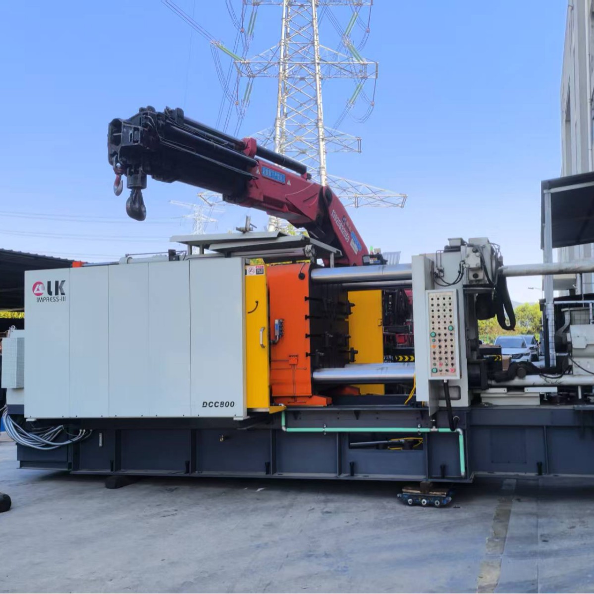 Die Casting Machine Low Price Transfer Force 800 Tons New Die Casting Machine Cold Die Casting Machine Cold Chamber Aluminum Die Casting Machine