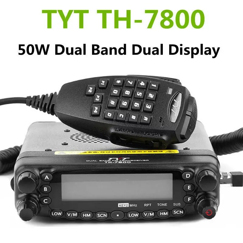TYT radio station TH-7800 car walkie-talkie 1-50km high-power outdoor self-driving tour station