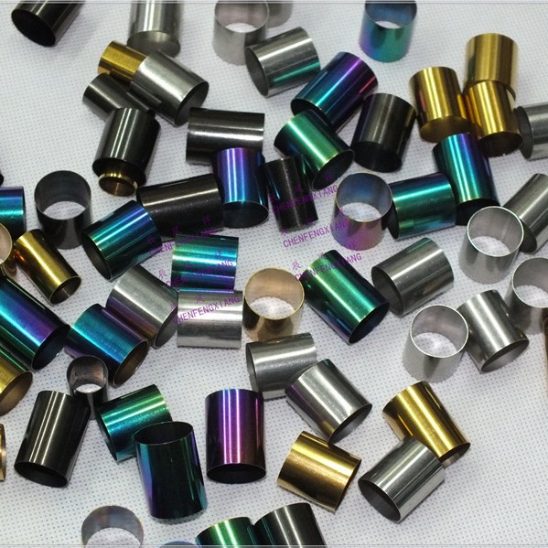 Hulusi accessories stainless steel decorative sleeve main auxiliary pipe tail sleeve copper sleeve three-piece five-piece color stainless steel 20