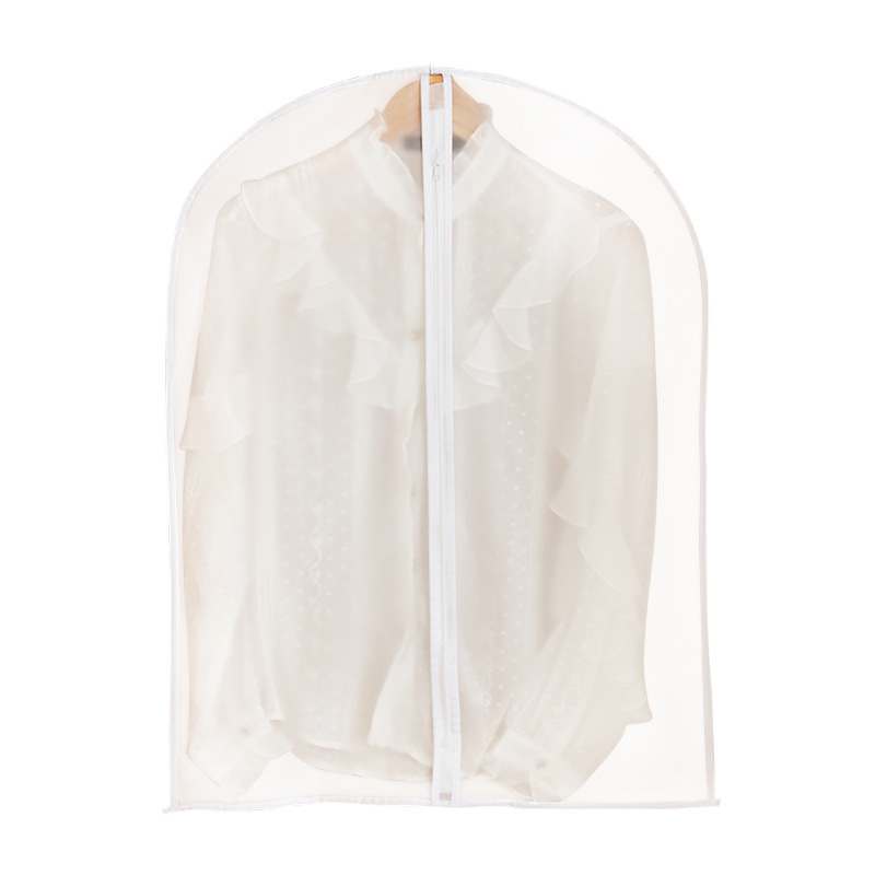 Transparent Peva Clothes Dust Cover Household Waterproof and Moisture-Proof Wardrobe Dust Cover Extended Coat Storage Dust Bag