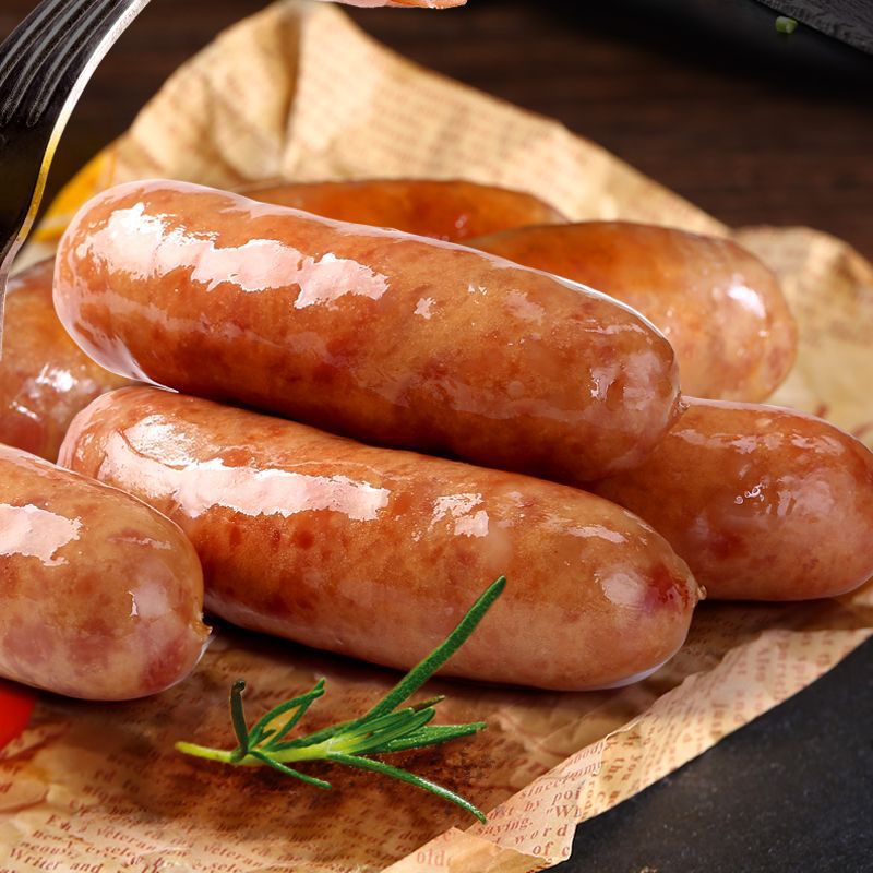 [Greater Meiyuan] Meat Sausage, Pork, Black Pepper Roasted Sausage, Starch-Free Extract, authentic Volcanic Stone Roasted Sausage