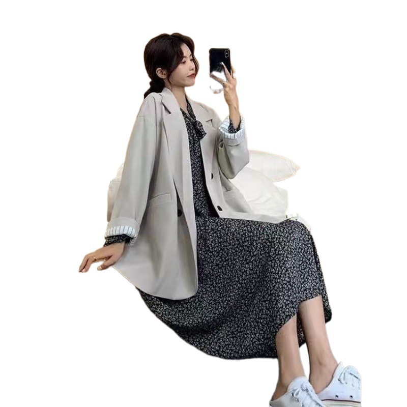 Cross-border Small Suit Jacket Women's 2025 Spring and Autumn New Korean Style in Casual All-match Loose Fashion Trendy Small Suit