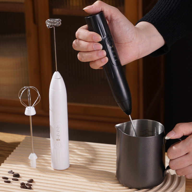Milk frother coffee frother household electric milk frother milk mixer hand-held egg beater milk frother milk frother