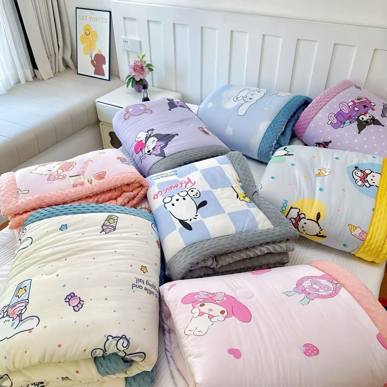 Детский плед Sanrio, утолщенный, для сна