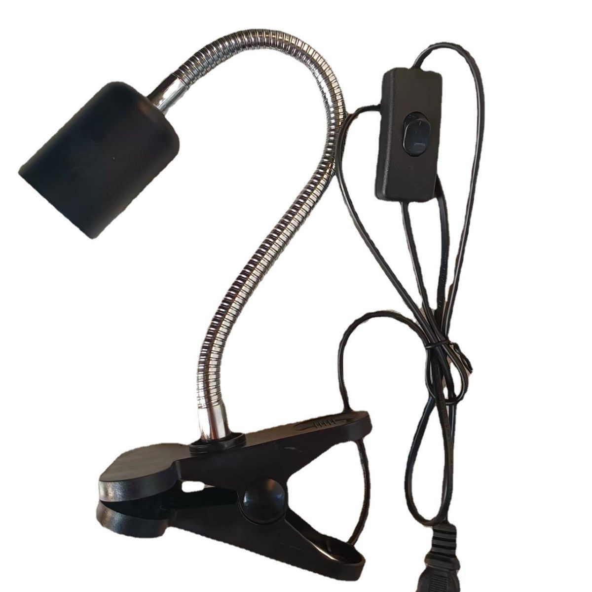 Tortoise sun back lamp climbing pet heating lamp clip lamp turtle lamp holder ceramic lamp clip reptile heat preservation lamp small sun bulb