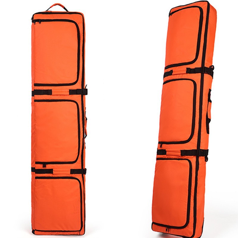 Dry and wet separation snowboard backpack ski equipment bag single board bag belt wheel can be checked can be double shoulder can add logo