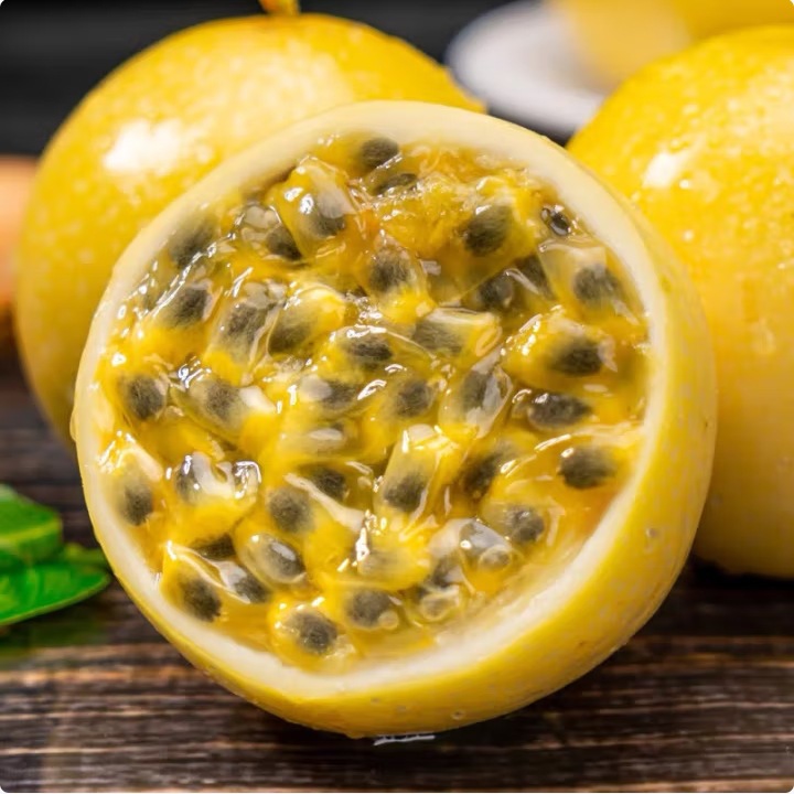 Golden Passion Fruit Qinmi No. 9, Directly Sourced from Guangxi, Sweet and Juicy, Freshly Picked Seasonal Fruit, Direct from Guangxi