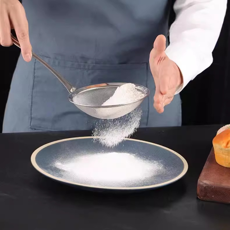 Stainless steel mesh colander fruit filter spoon hot pot soup oil spoon to remove oil and foam spoon