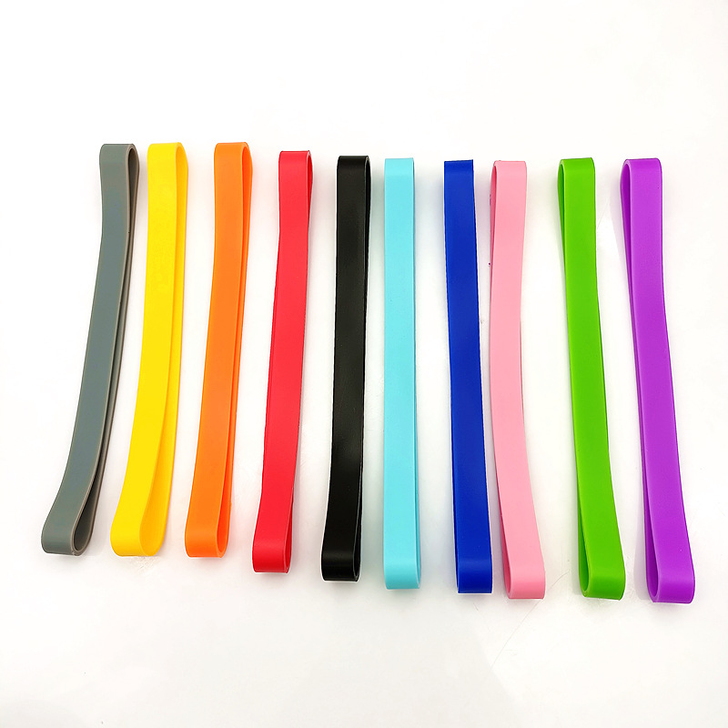 Silicone Binding Strap Box Silicone Elastic Lunch Box Tie Trash Can Beach Chair Notebook A5A6 Strap Wholesale