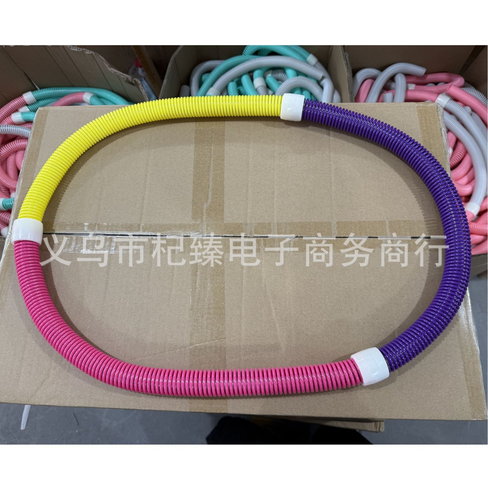 Spring Hula Hoop Soft Body Female Waist Beauty Adult Fitness Slim Waist Weighted Without Hurting the Waist Foldable Soft Abdominal Slimming