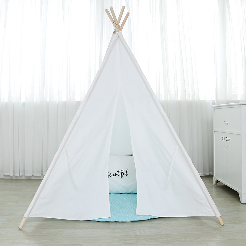 Палатка для детей, маленькая палатка для игр, белая индийская игровая палатка, реквизит для пикника