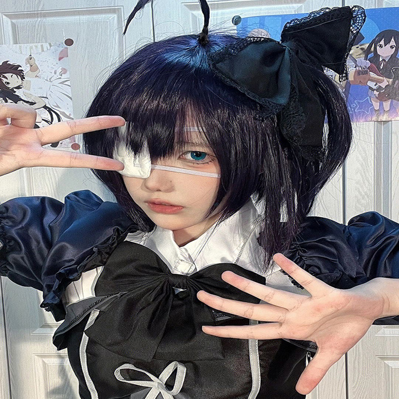 Одноокая повязка на глаза для косплея, мультяшные элементы, анимационные реквизиты, милый японский ролевой реквизит