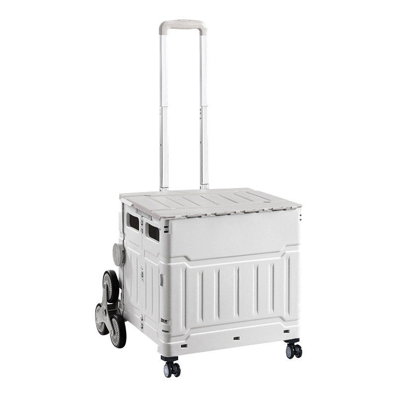 Younai Outdoor Special Trolley Grocery Shopping Cart Household Portable Express Trolley Street Stall Trailer Folding Shopping Cart