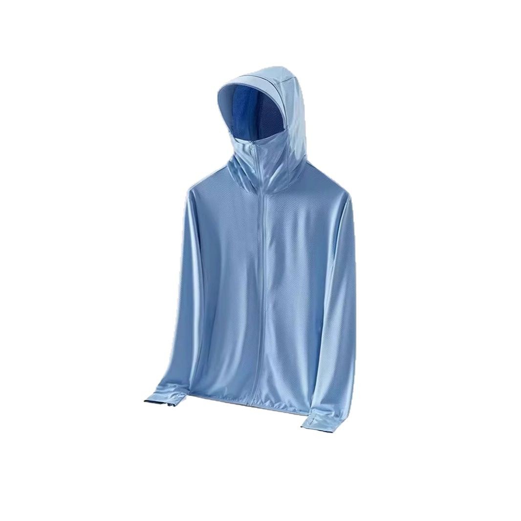 Summer 2025 Ice Silk Loose Sun Protection Clothing Men's Fishing Clothing Upgraded Ultraviolet Protection Lightweight Women's Long Sun Protection Clothing