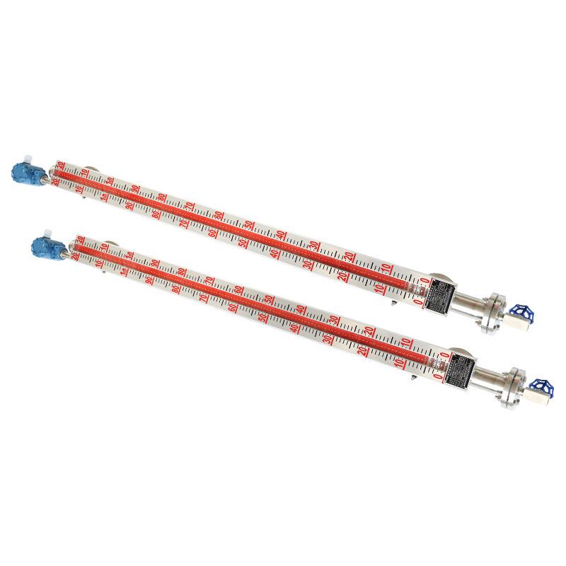 Magnetic flap level gauge magnetic float level gauge side mounted magnetic flap level gauge with remote transmission level gauge transmitter