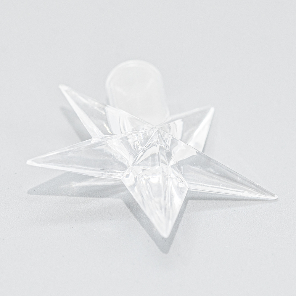 Five-Pointed Star Led Colored Light String Plug-In Accessories Star Curtain Light Pendant Starry Sky Five-Star Flower Shell