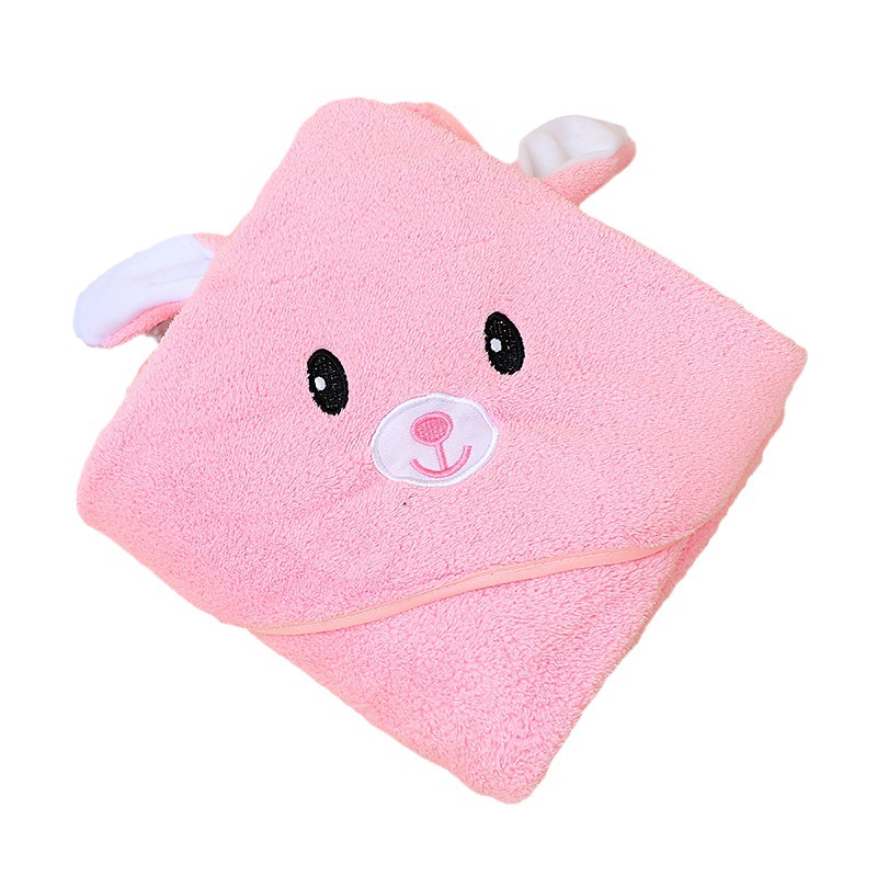 Factory Direct Sales Children's Hooded Bath Towel Is Softer and More Absorbent Than Pure Cotton Gauze Blanket Baby Baby Towel Quilt