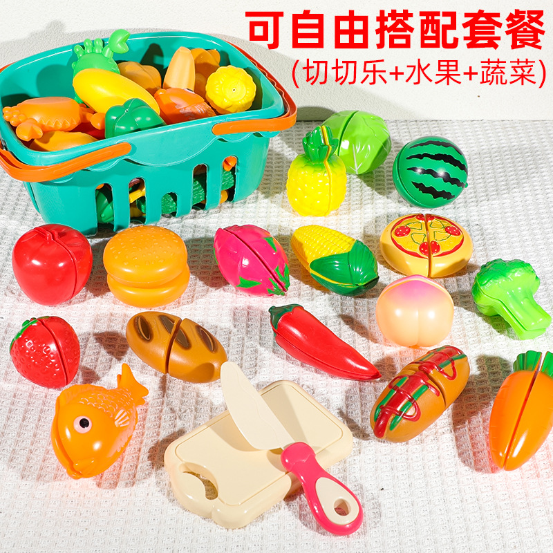 Детская игрушка для нарезки фруктов, деревянная имитация овощей, оптовая продажа