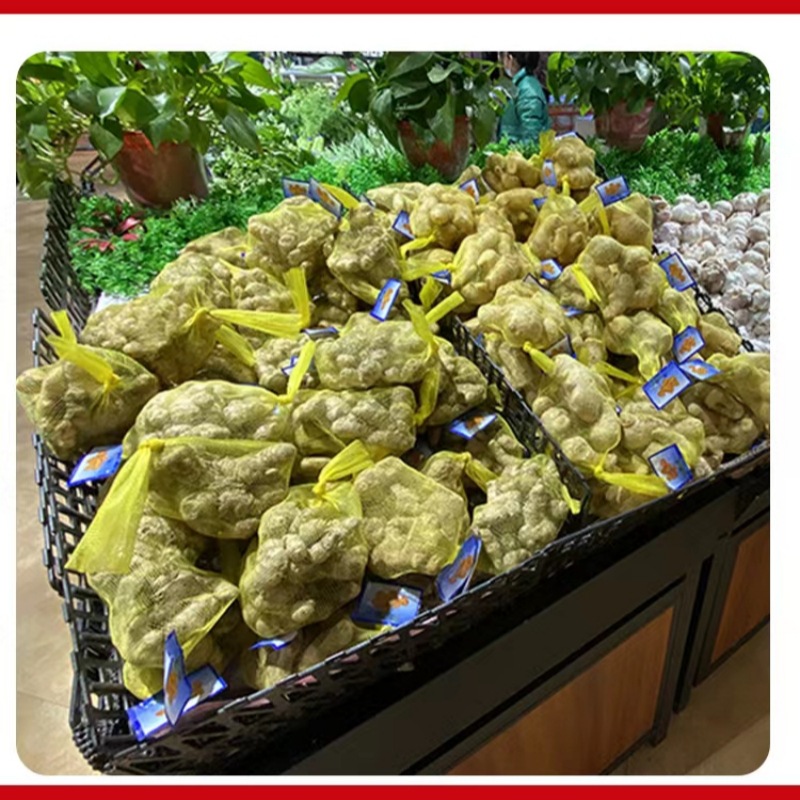 Ginger Garlic Mesh Bag Supermarket Ginger Garlic Onion Storage Mesh Bag Nylon Plastic Woven Packaging Bag Mesh Bag