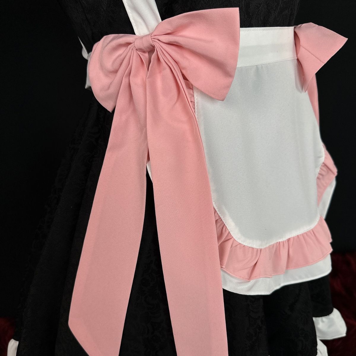 Hot Rabbit COS secondary Japanese maid suit Lolita hollow Chinese cheongsam uniform sexy dress