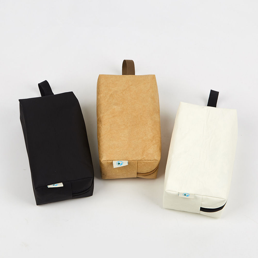 Customized Dupont Paper Octagonal Bag, Simple Large-Capacity Waterproof Toiletry Bag, Travel Satchel Hand-Held Cosmetics Bag