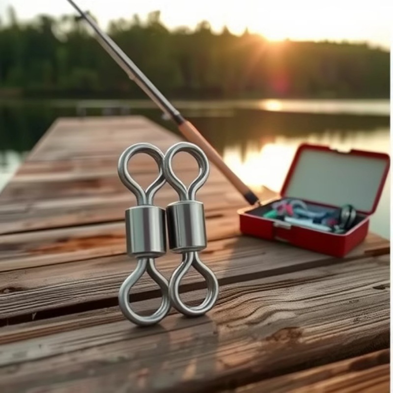 Eight-character ring strong pull American swivel 8-character ring connector pin fishing supplies small accessories fishing gear eight-character ring