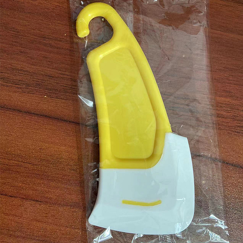 High Temperature Resistant Silicone Scraper Pot Bottom Cleaning Dishes Non-stick Pan Cleaning Scraper Oil Stain Shovel Wash Artifact