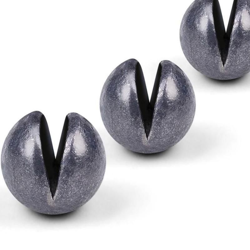 Упаковка круглых свинцовых клипс, микро свинцовые открытые грузы, противоотплывные рыболовные приманки, рыбалка с берега, дружелюбный к леске свинцовый груз D1