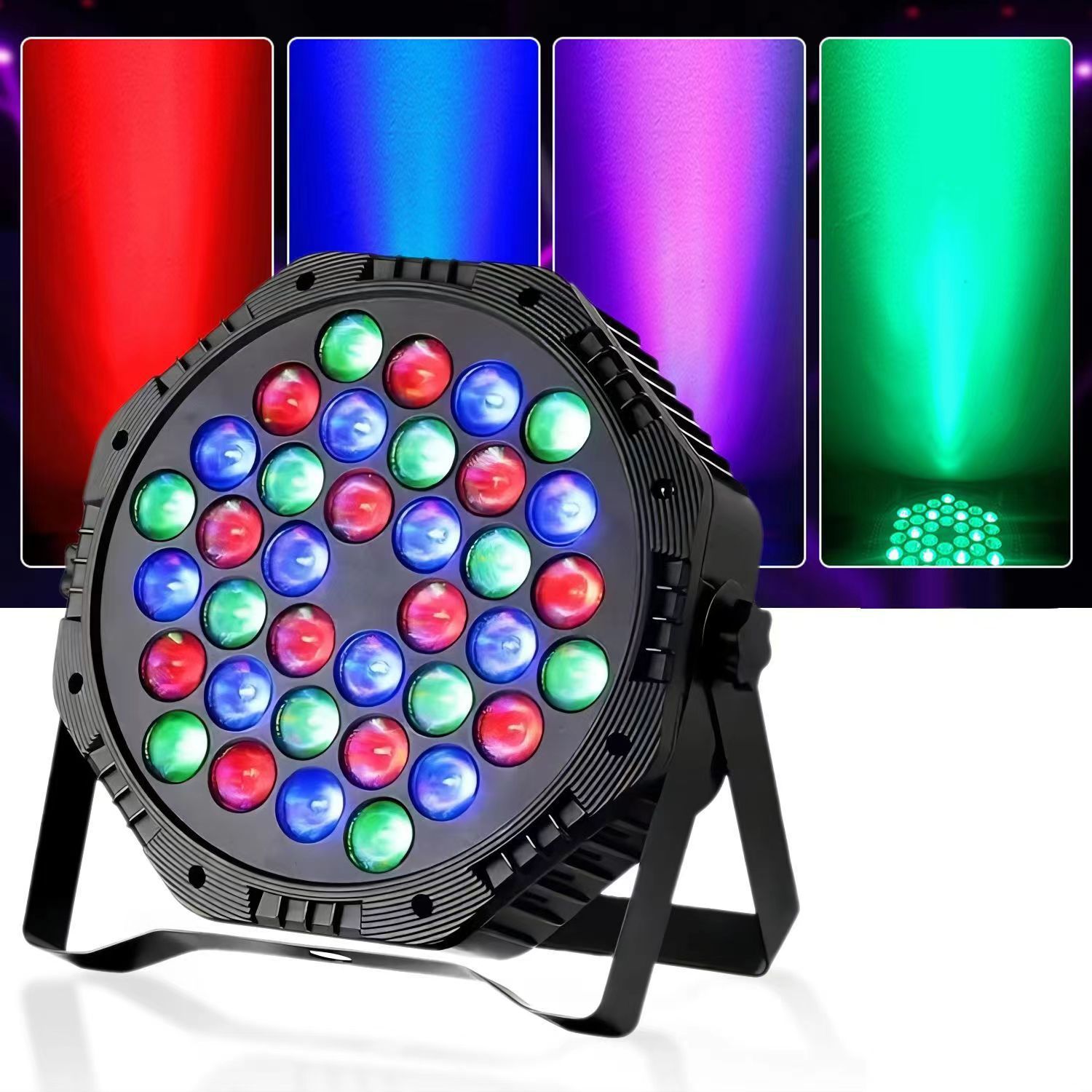 Кросс-граничные 36 одноцветных светодиодных ламп танцевальной комнаты цветные лампы атмосферы танцевальной комнаты свадебное освещение сценические лампы