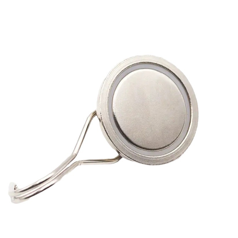 Rotating hook magnet strong magnetic magnetic kitchen storage hanging super strong magnetic punch-free metal hook magnetic steel