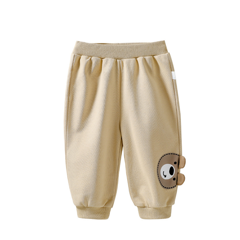 Comfortable All-match Boy's Triangle Leg Sports Pants 2024 Spring Small and Middle-sized Children's Spring and Autumn Pants Casual Sweatpants