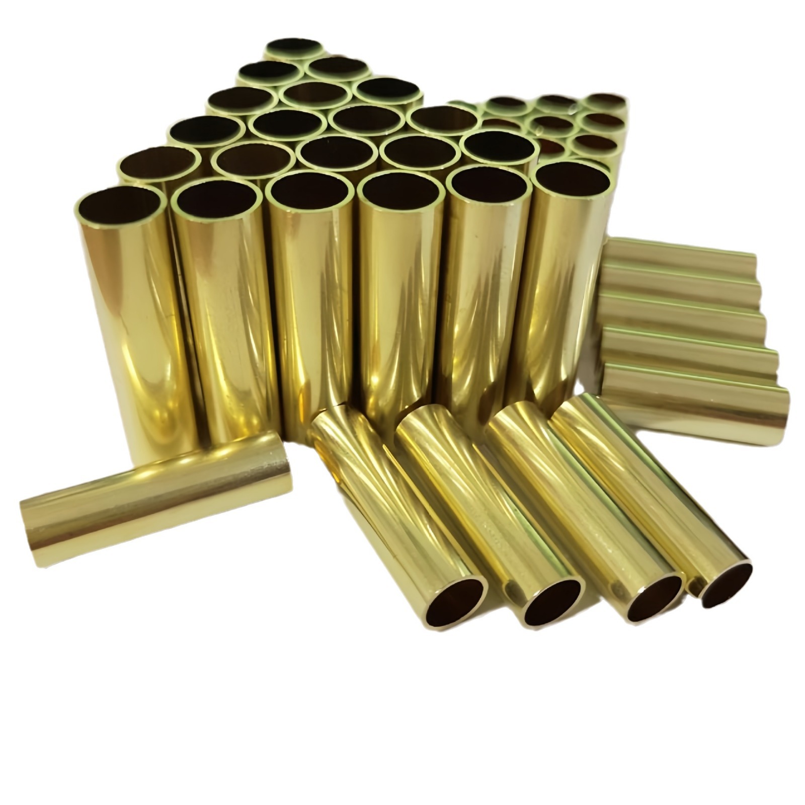 H65 Brass Tube, Thin-Walled Brass Capillary Tube, Furniture Copper Sleeve, Precision Cutting, Bending and Chamfering, Electroplating Processing