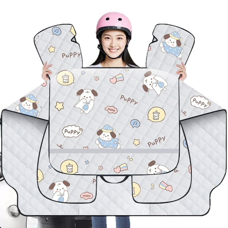 2025 new battery car windshield cover thin spring and summer sunscreen Oxford cloth electric car windshield large pocket